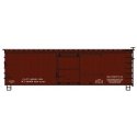 36′ Double-Sheathed Wood Boxcar w/Steel Roof, Ends, Straight Underframe -- Data only (Oxide), HO, Accurail Inc 1499