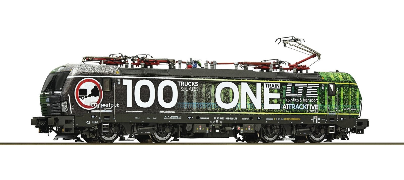 Electric locomotive 193 958-6, LTE, HO, Roco 7510100