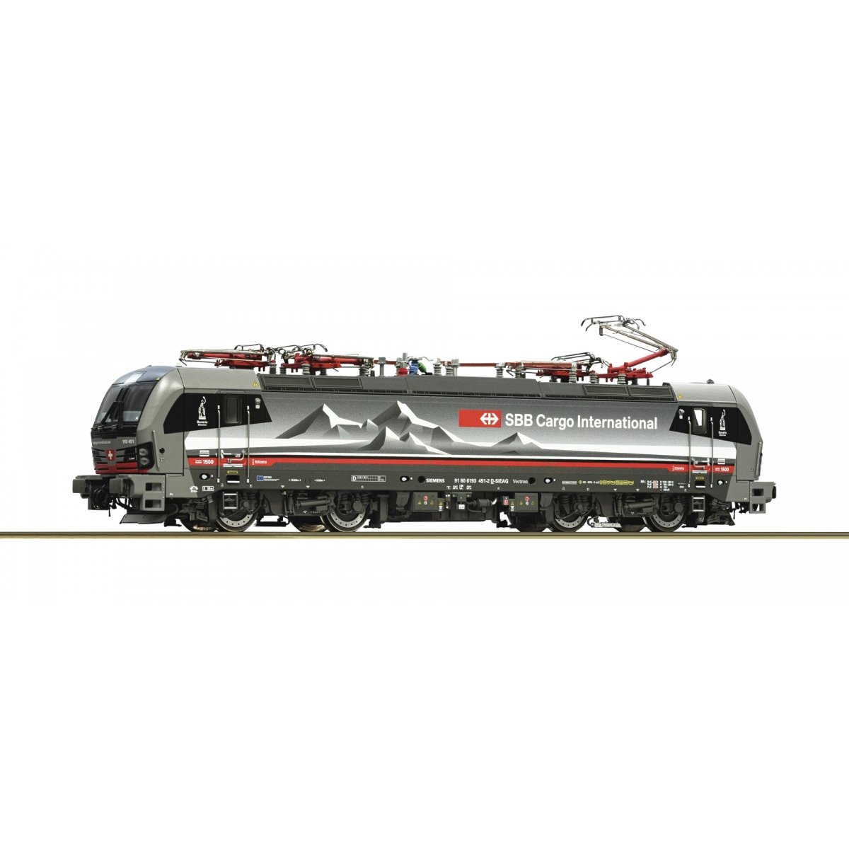 Electric locomotive 193 451-2 “Alppiercer 3”, SBB Cargo International, HO, Roco 7510107