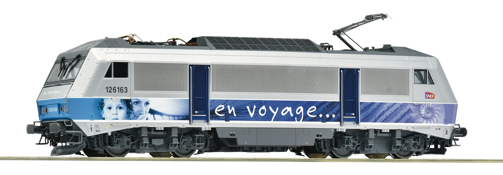 Electric locomotive BB 126163, SNCF, HO, Roco 7510143