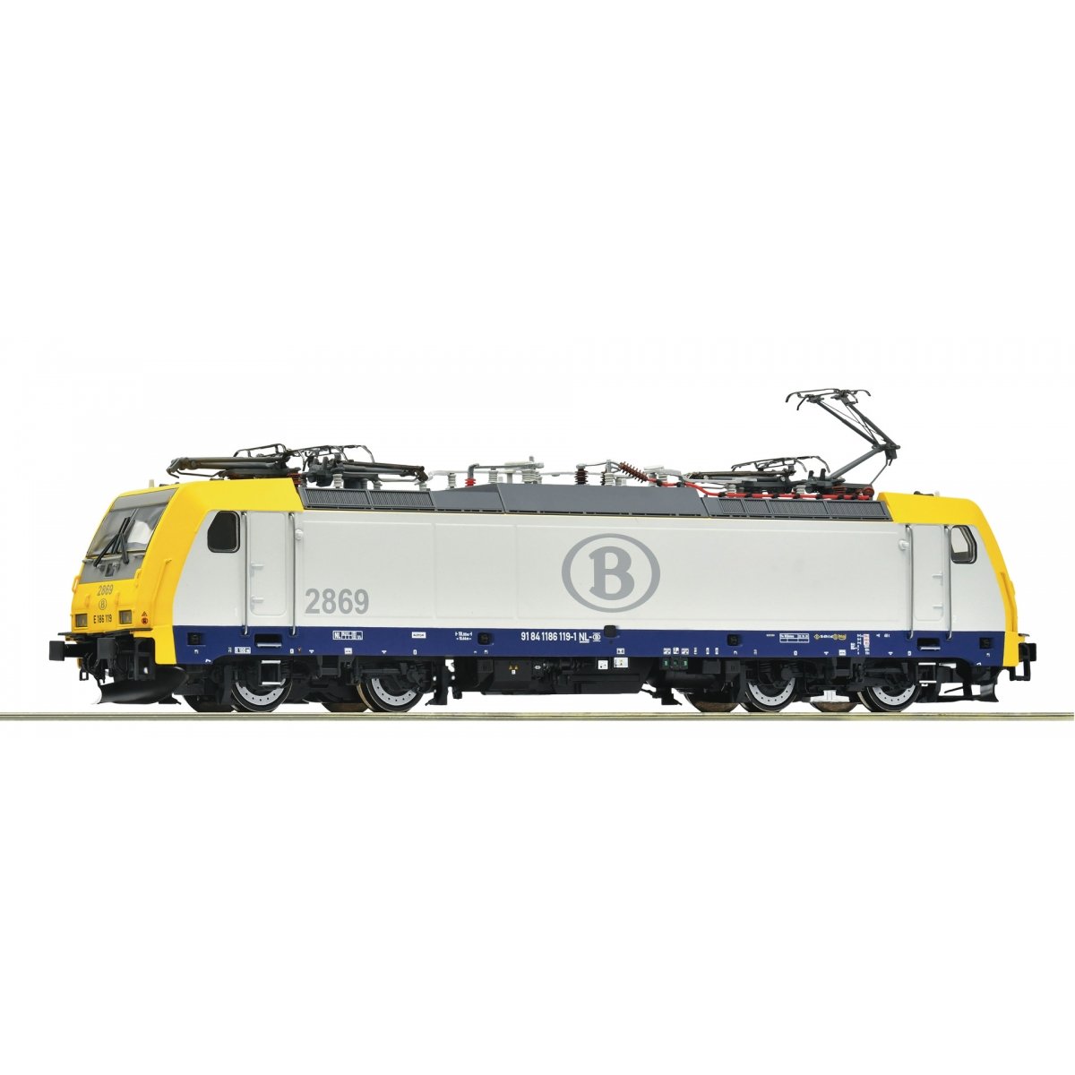 Electric locomotive 186 119-1, SNCB, HO, Roco 7510166