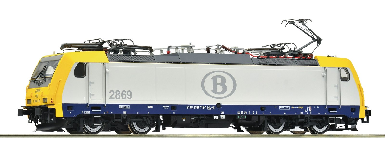 Electric locomotive 186 119-1, SNCB, HO, Roco 7510166