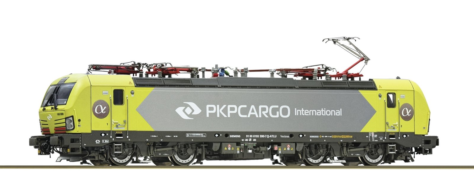 Electric locomotive 193 590-7, Alpha Trains/PKP Cargo International, HO, Roco 7510203