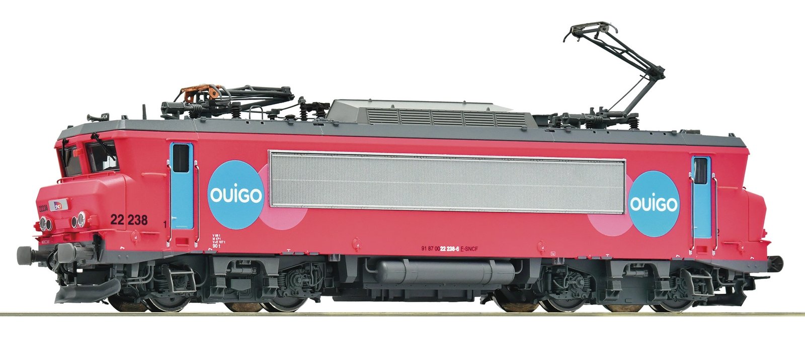 Electric locomotive BB 22238, SNCF, HO, Roco 7520013