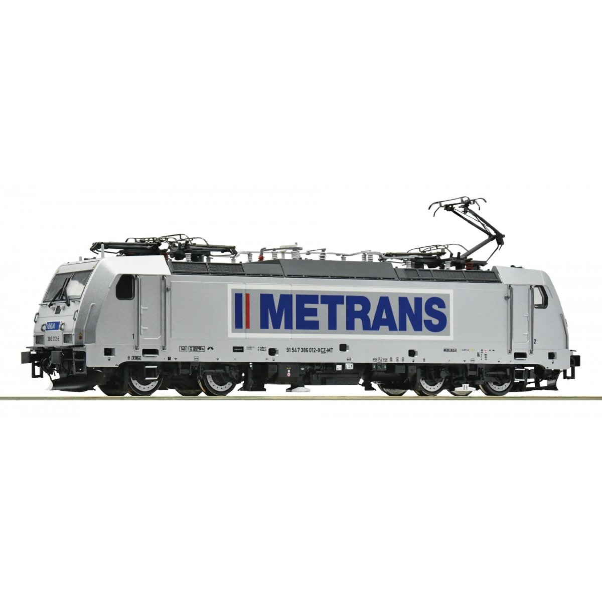 Electric locomotive 386 012-9, Metrans, HO, Roco 7520016