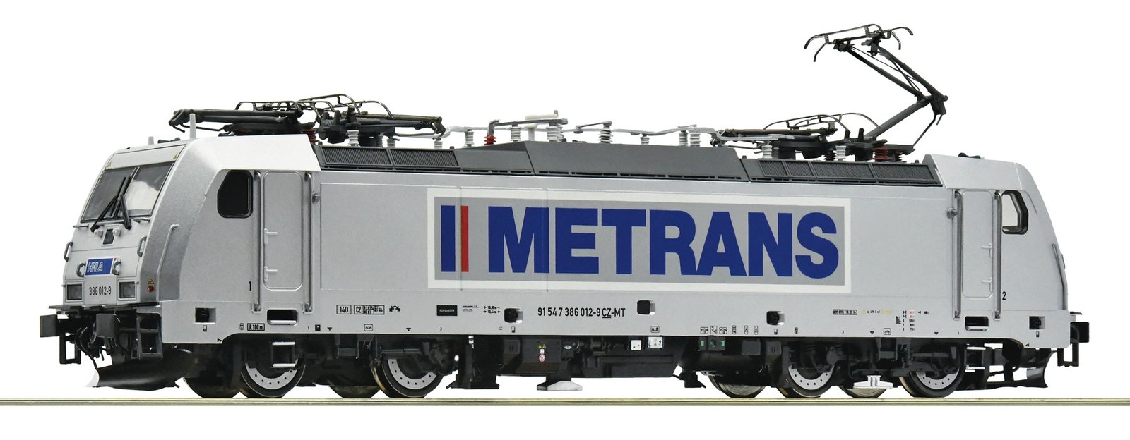 Electric locomotive 386 012-9, Metrans, HO, Roco 7520016