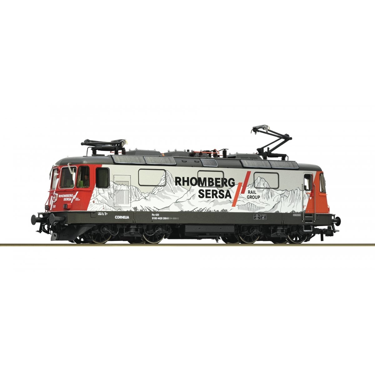 Electric locomotive 420 268-5, SERSA, HO, Roco 7520030