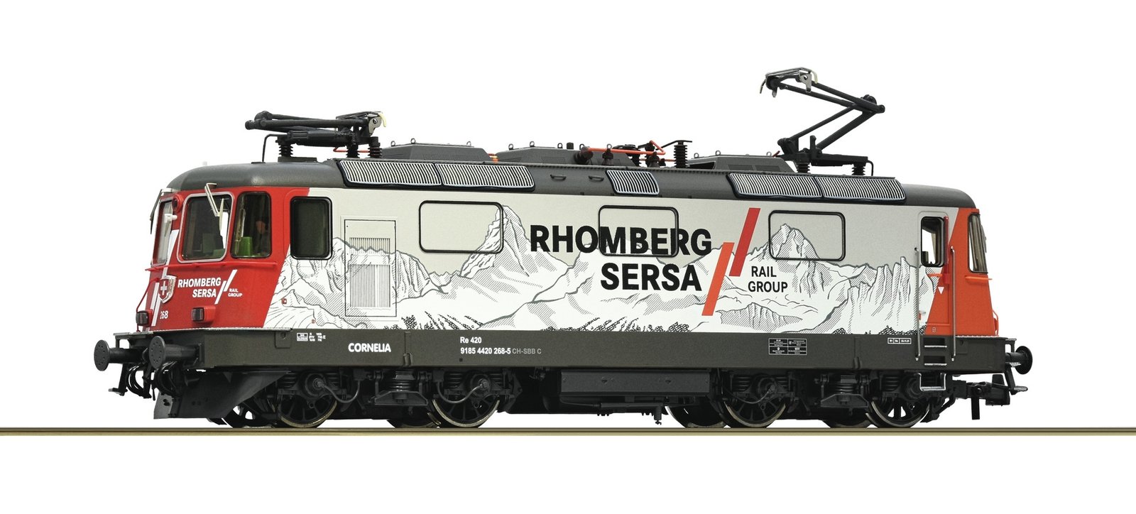 Electric locomotive 420 268-5, SERSA, HO, Roco 7520030