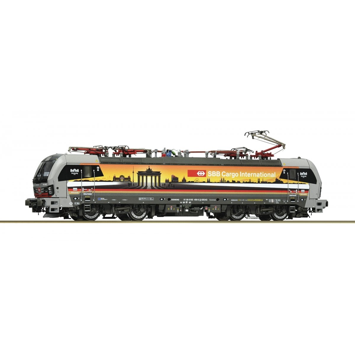 Electric locomotive 193 459-5 "Deutschlandpiercer", SBB Cargo International, HO, Roco 7520065