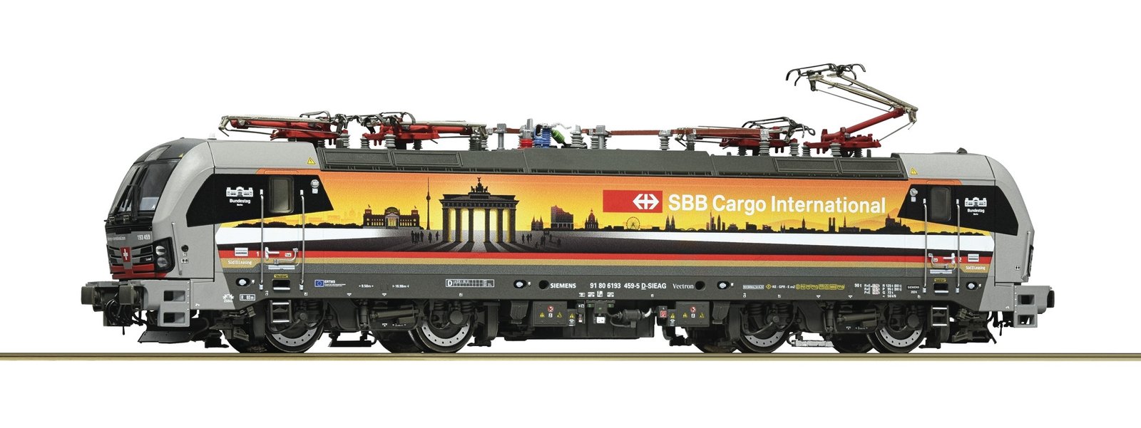 Electric locomotive 193 459-5 "Deutschlandpiercer", SBB Cargo International, HO, Roco 7520065