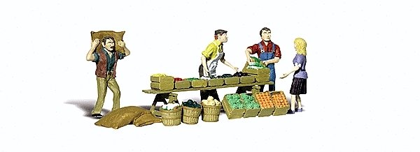Scenic Accents(R) -- Farmers′ Market, O, Woodland Scenics 2750