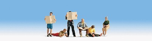 People Reading -- pkg(6), HO, Noch Gmbh & Co 15575