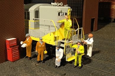 SceneScapes(TM) -- Mechanics pkg(6), O, Bachmann Industries 33163