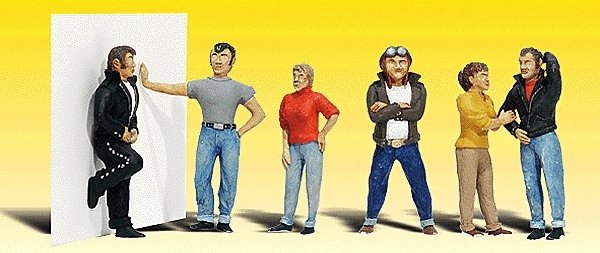 Scenic Accents(R) Figures -- Rebels, N, Woodland Scenics 2136