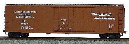 AAR 50′ Riveted-Side Plug-Door Boxcar - Kit -- Illinois Central (Oxide), HO, Accurail Inc 5114