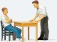 Individual Figure -- Under Interrogation, HO, Preiser Kg 28117