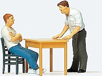 Individual Figure -- Under Interrogation, HO, Preiser Kg 28117