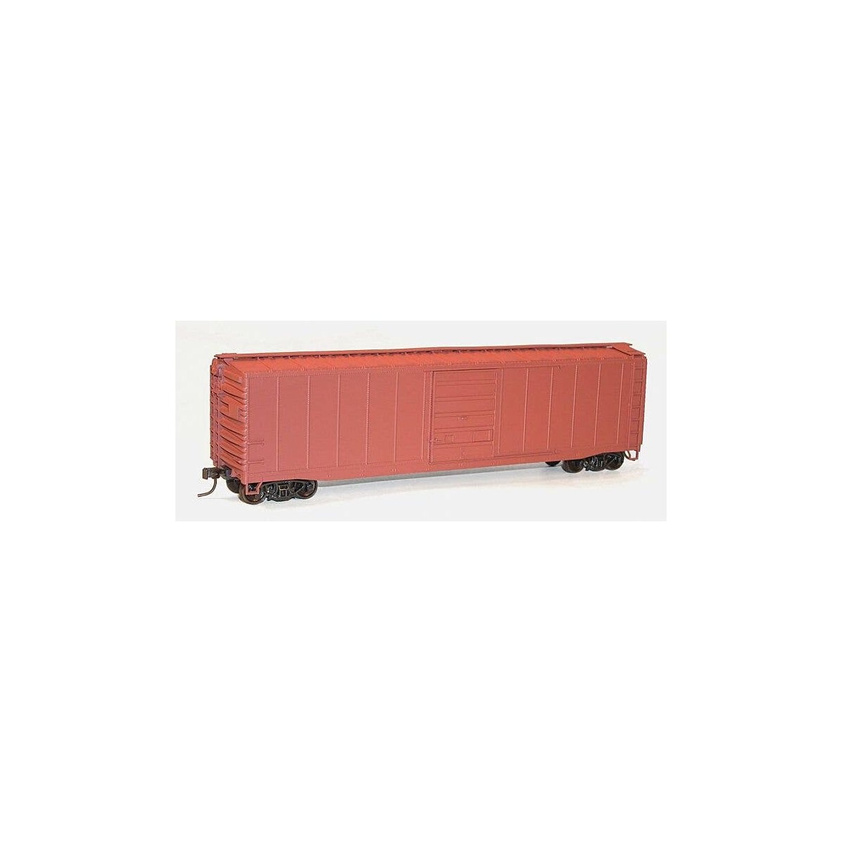 50` Steel Boxcar w/8` Superior Doors, Roofwalk, High Ladders, Brakewheel - K -- Undecorated, HO, Accurail Inc 5500