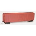 50` Steel Boxcar w/8` Superior Doors, Roofwalk, High Ladders, Brakewheel - K -- Undecorated, HO, Accurail Inc 5500