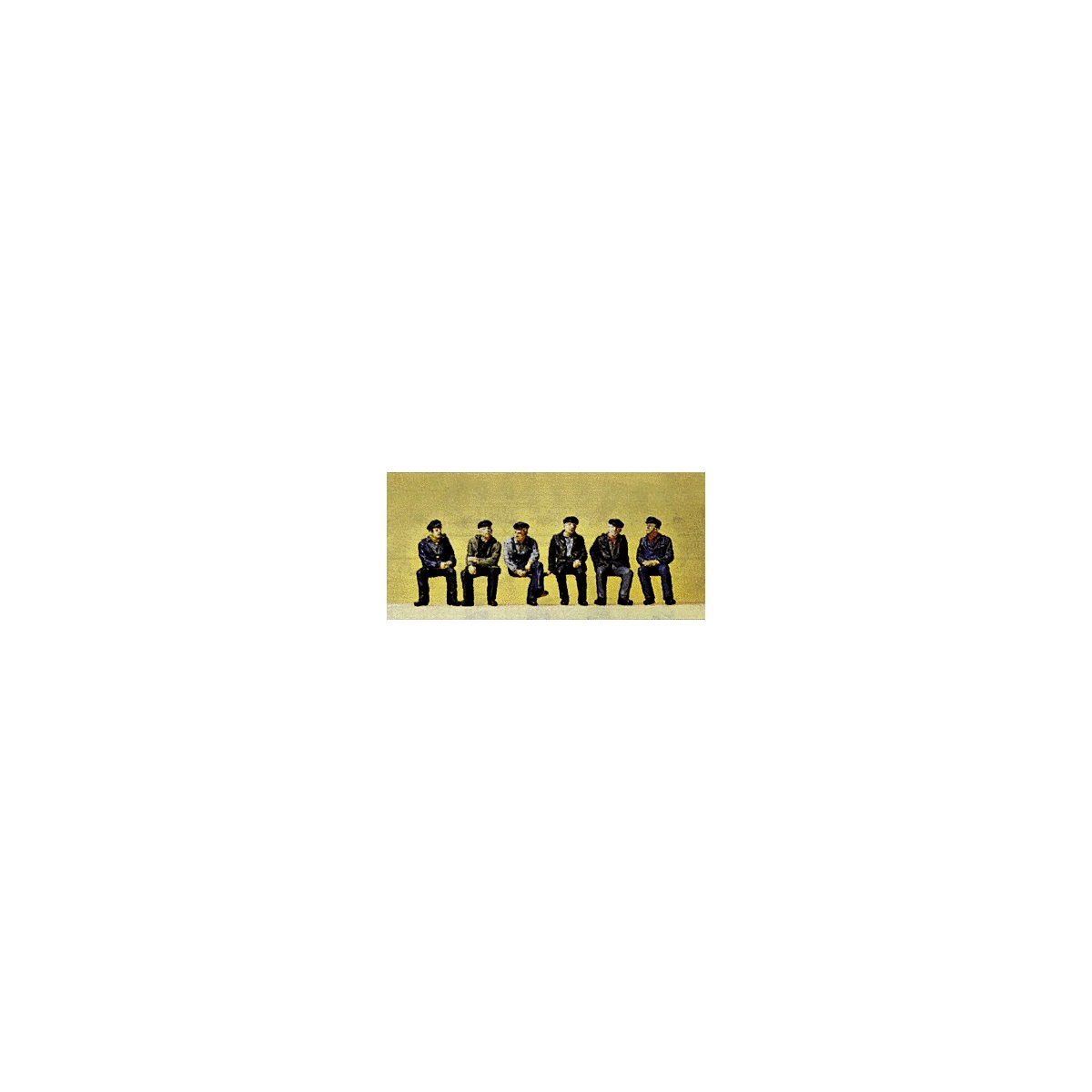 Working People -- Sitting Industrial Workers pkg(6), HO, Preiser Kg 10351