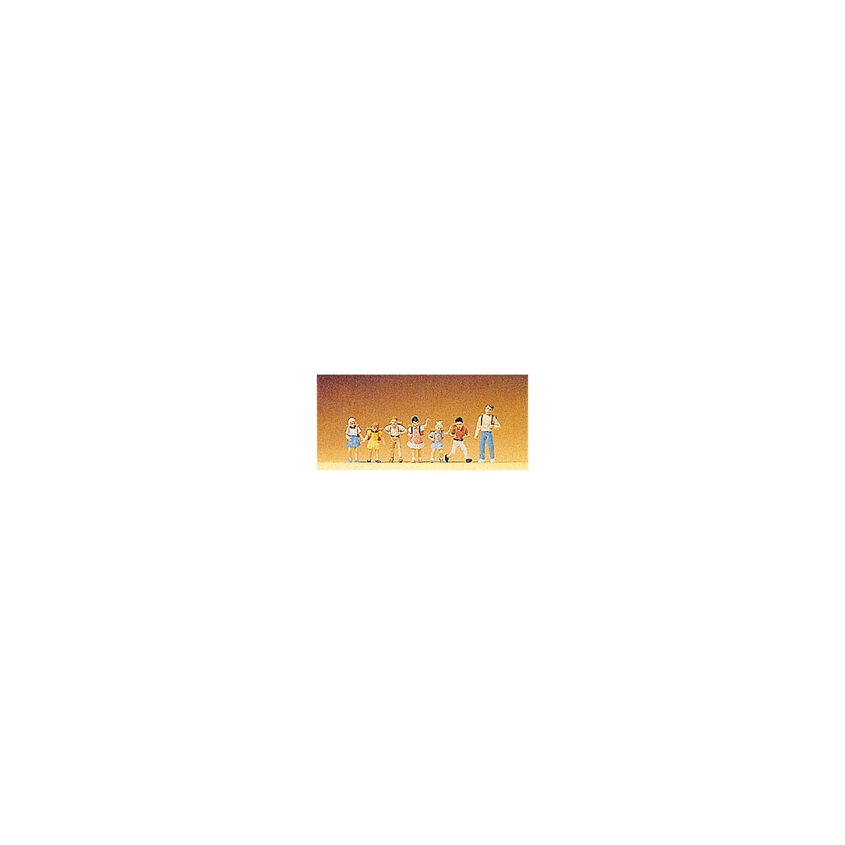 School Children -- pkg(7), HO, Preiser Kg 10181