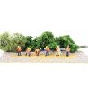 SceneScapes(TM) -- Highway Maintenance Crew pkg(6), HO, Bachmann Industries 33121