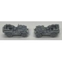 WWII Willys Jeep with Gerry Cans - 3-D Printed Kit -- Unpainted pkg(2), HO, Phoenix Precision Models 31124