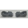 WWII Willys Jeep with Gerry Cans - 3-D Printed Kit -- Unpainted pkg(2), HO, Phoenix Precision Models 31124