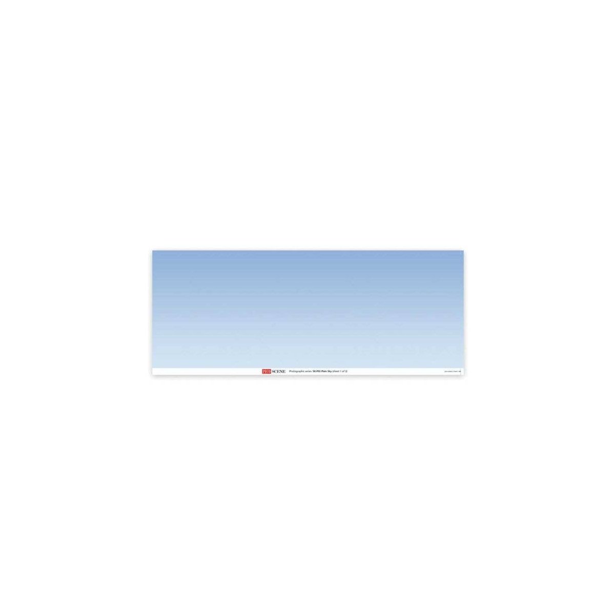 Backscene Photographic Background 95 x 13′ 240 x 33.3cm -- Plain Sky, All Scales, Peco SKP02