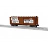 Double-Sheathed Wood Boxcar - 3-Rail - Ready to Run -- Southern Pacific 300 (Boxcar Red, white, Friendship Train Banners), O, Li