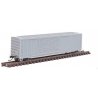 FMC 5077 50′ Double-Door Boxcar w/Offset Doors - Ready to Run -- Undecorated, N, Atlas Model Railroad Co. 50003067