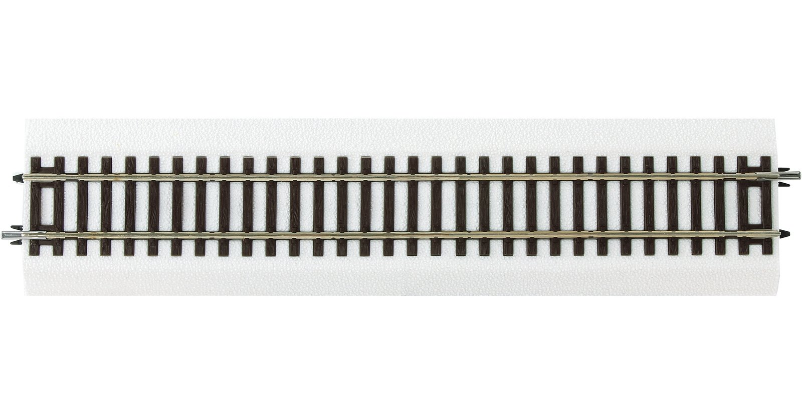 Straight track G1, white bedding, HO, Roco 42500