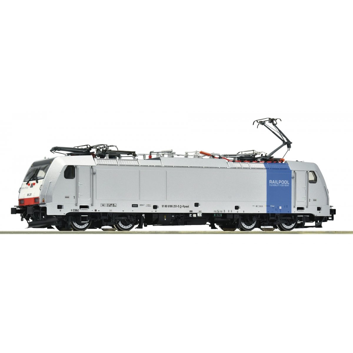 Electric locomotive 186 251-5, Railpool, HO, Roco 7520161