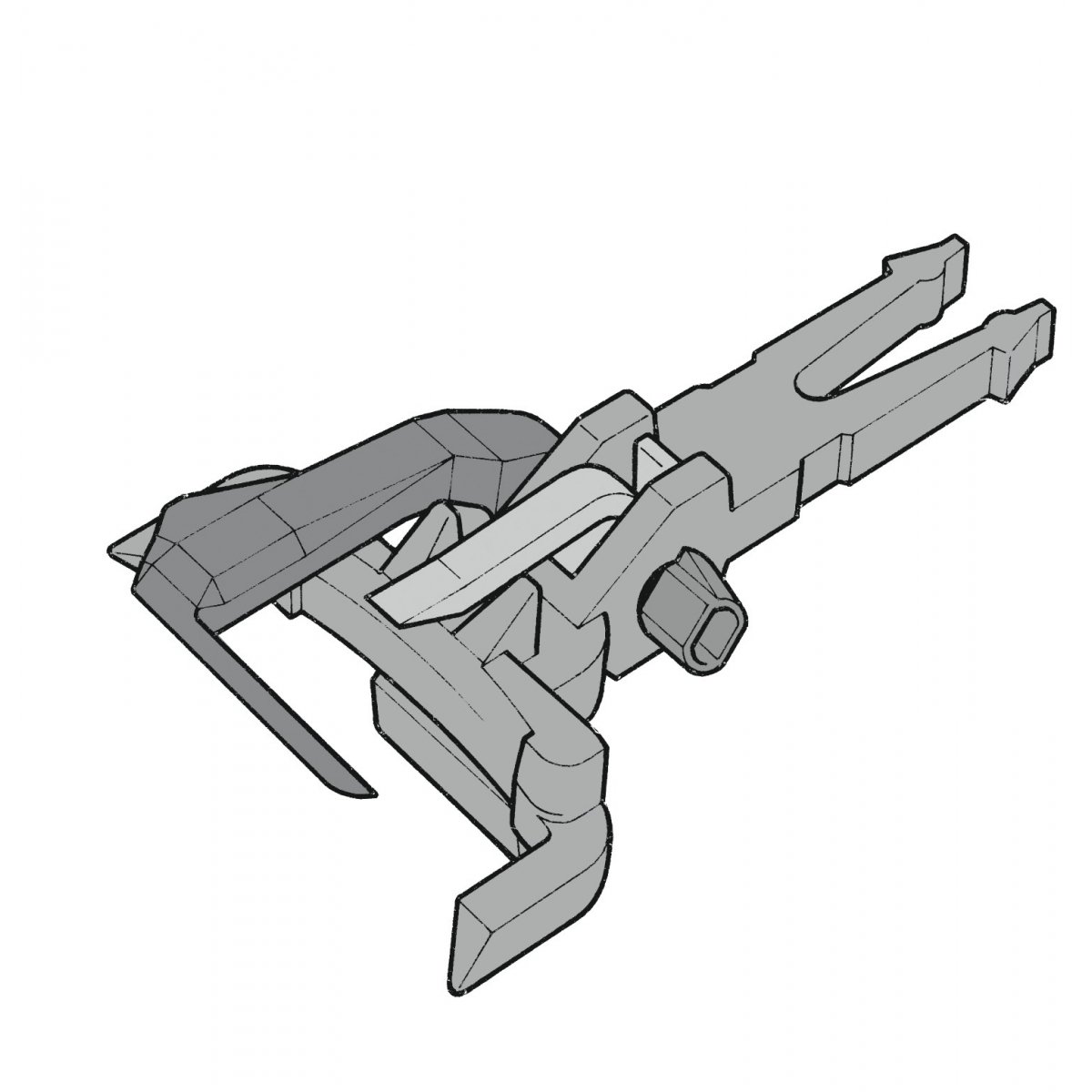 Universal coupling for standard coupler pocket, HO, Roco 40395