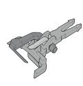Universal coupling for standard coupler pocket, HO, Roco 40395