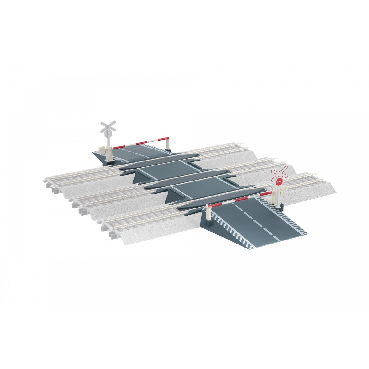 Railway crossing (kit) for ROCO LINE with bedding, HO, Roco 40022