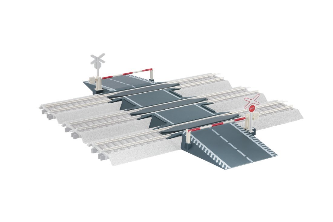Railway crossing (kit) for ROCO LINE with bedding, HO, Roco 40022