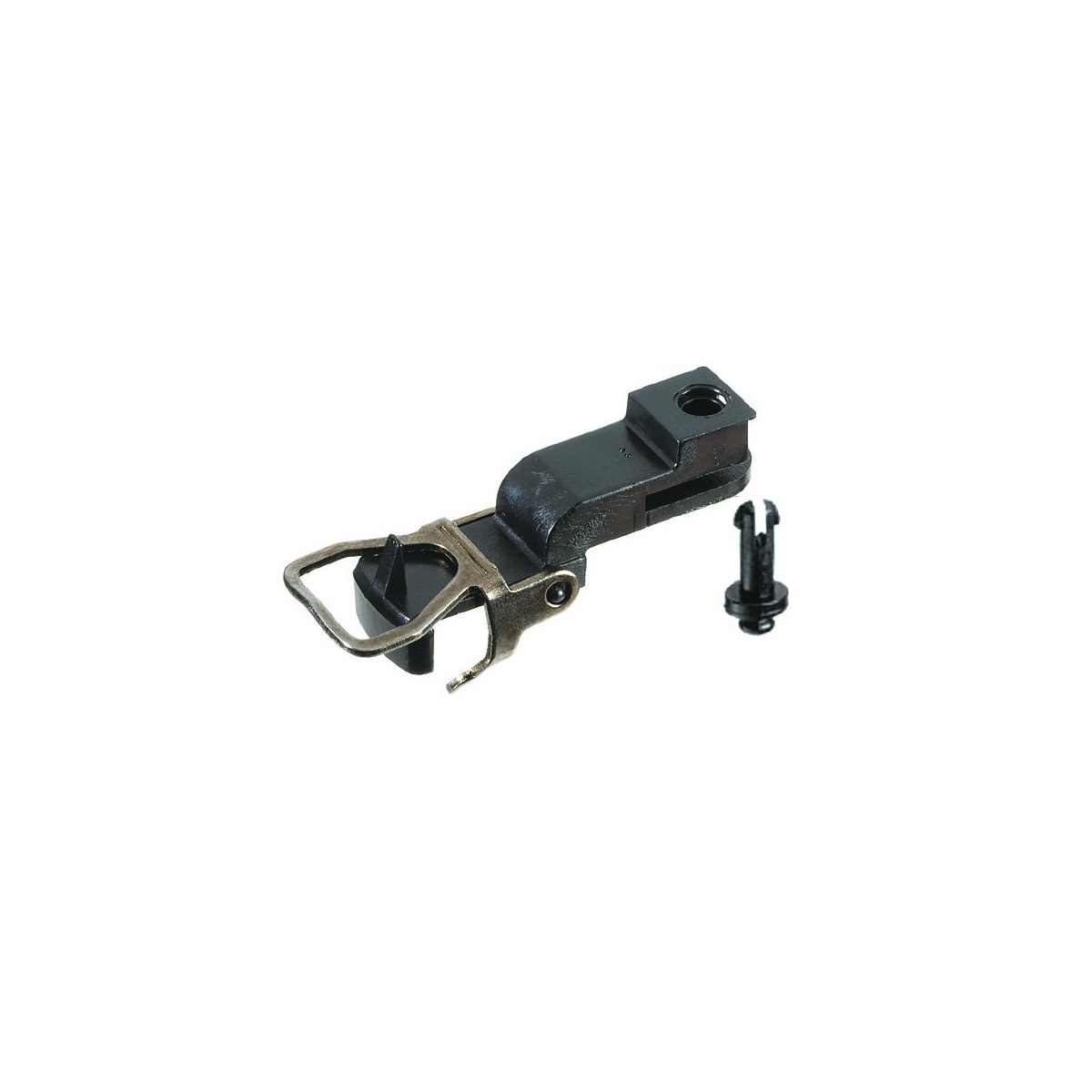 Exchange coupling with rivet and slot fitting, HO, Roco 6523