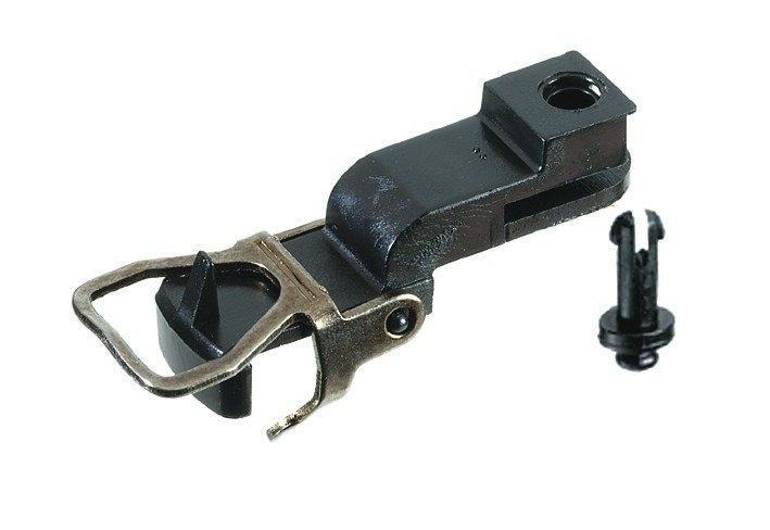 Exchange coupling with rivet and slot fitting, HO, Roco 6523