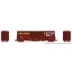 Pacific Car & Foundry B-70-69/71/75 Boxcar - Ready to Run -- Cotton Belt SSW 1 (Boxcar Red, white, yellow), HO, Rapido Trains In