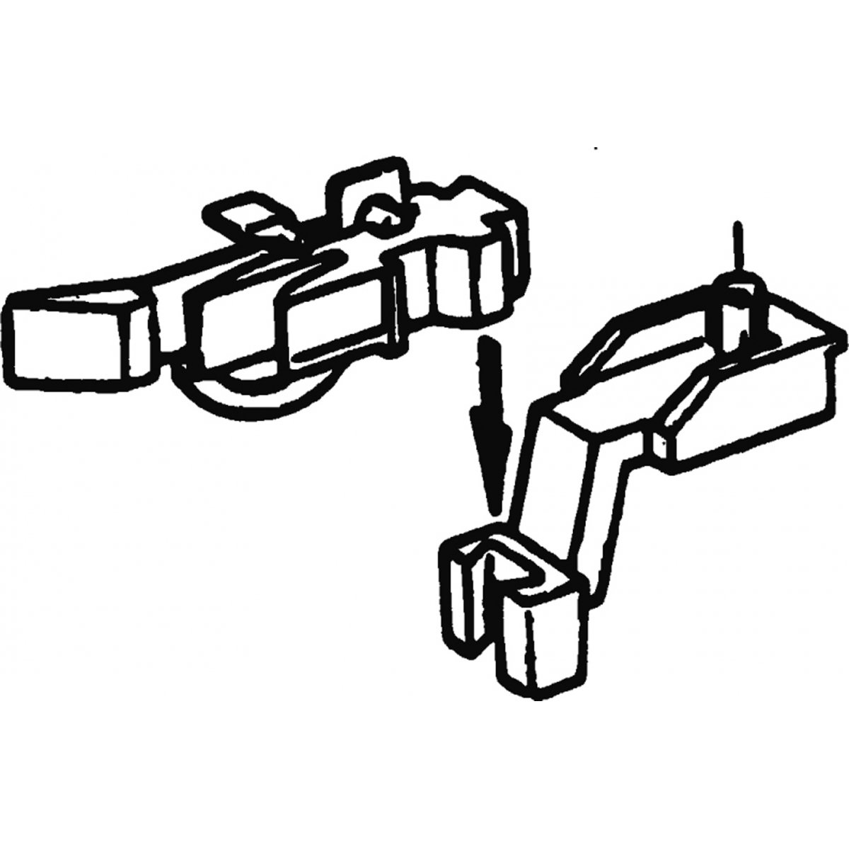 Close coupling heads for Fleischmann models, HO, Roco 40281