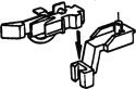 Close coupling heads for Fleischmann models, HO, Roco 40281