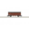 Type Gs 213 Boxcar - Ready to Run - Minitrix - My Hobby -- German Railroad DB AG (Era VI, Boxcar Red, gray), N, Trix 18099