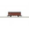Type Gs 213 Boxcar - Ready to Run - Minitrix - My Hobby -- German Railroad DB AG (Era VI, Boxcar Red, gray), N, Trix 18099