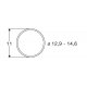 Traction tyre set DC, HO, Roco 40070