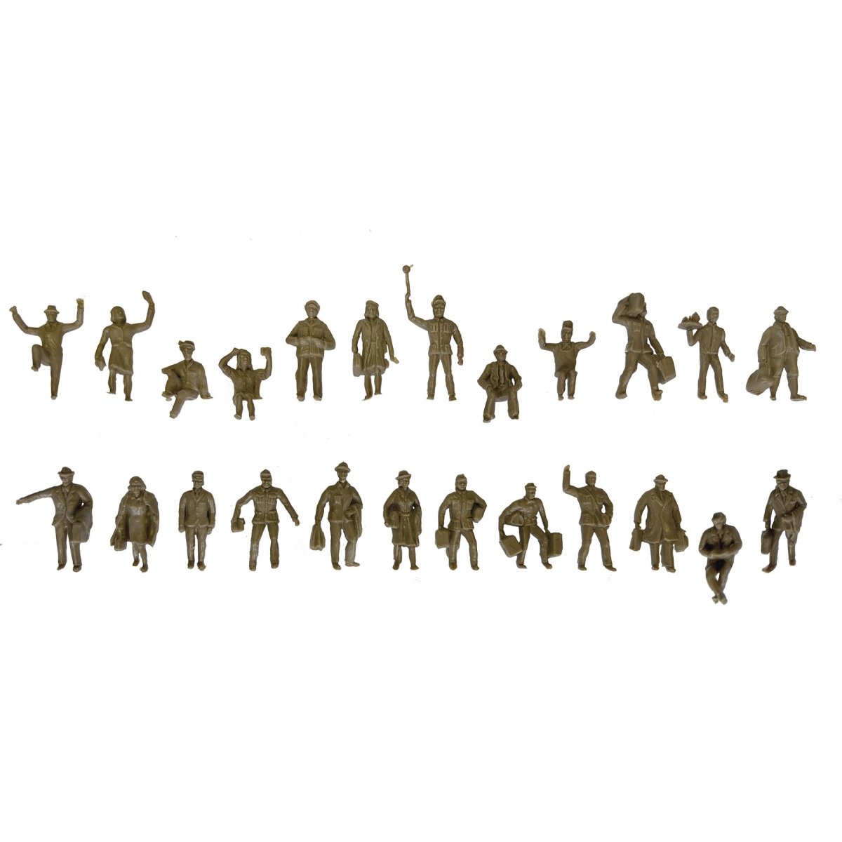 H0 Railway figures (unpainted), HO, Roco 40000