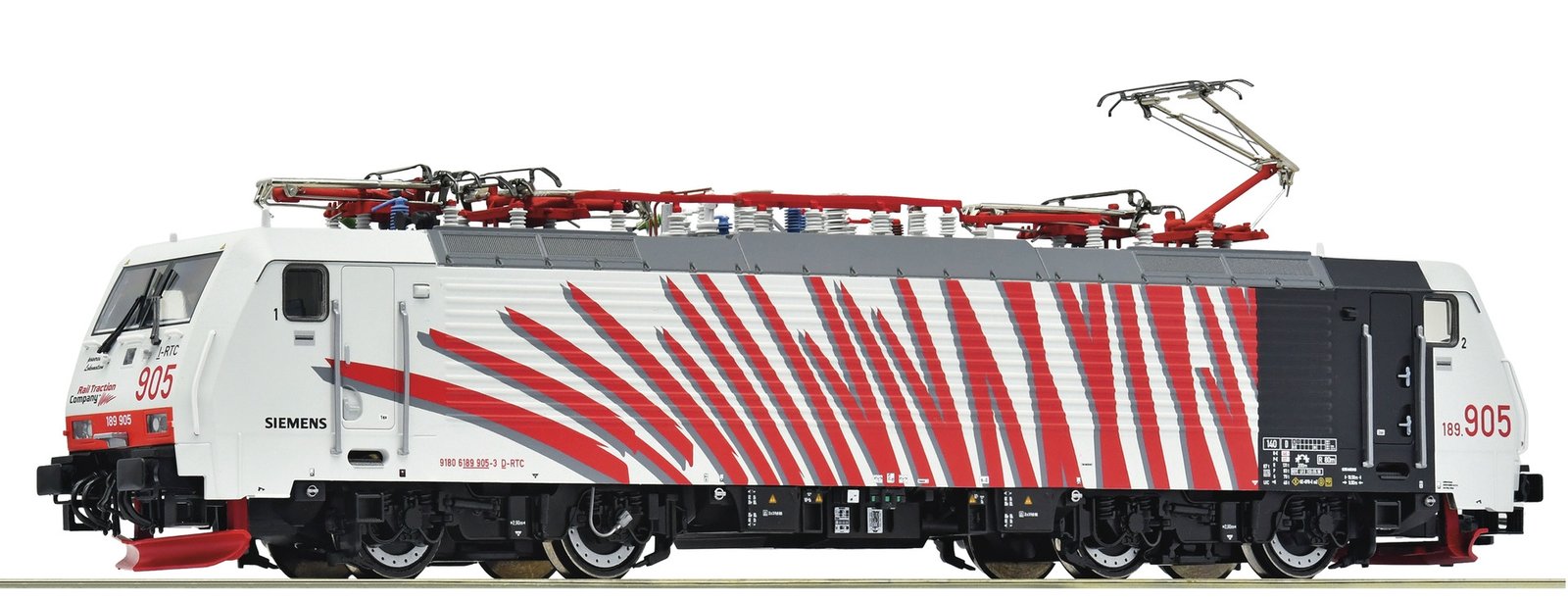 Electric locomotive 189 905-3, RTC, HO, Roco 7520176
