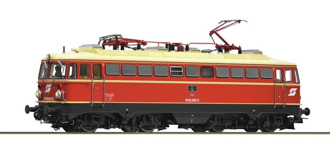 Electric locomotive 1042.687-2, ÖBB, HO, Roco 7510201