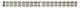 Straight track G4, HO, Roco 42406