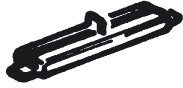 Plastic insulating rail joiners, HO, Roco 42611